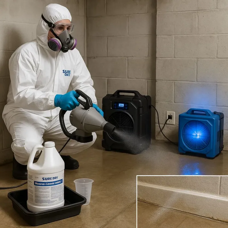 Sanitization and Odor Removal process in Emerson, GA